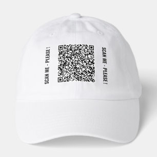 Branded Promotional Custom QR Code Hat Example