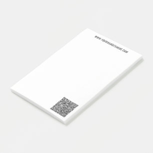 Branded QR Code Business Post-it® Notes Template