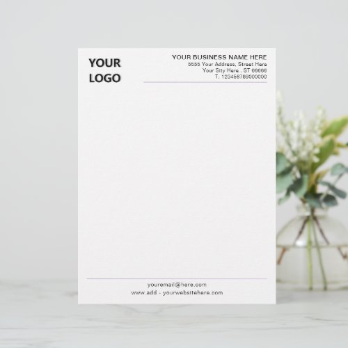 Branded Stationery Business Letterhead Example