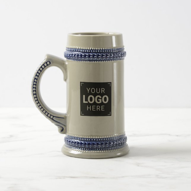 Branded Stein with Your Logo (Left)