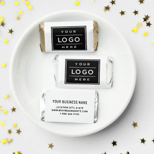 Branded White Business Logo Promo Hershey's Miniatures