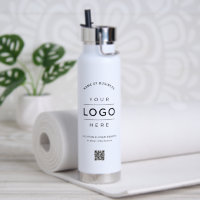 Branded White Logo QR Code Wellness