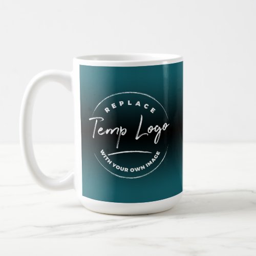 Branded with Your Corporate Logo Dark Teal Coffee Mug
