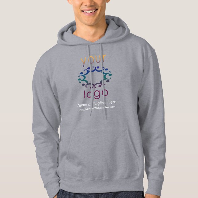 Branded with Your Logo and Customized Details Hoodie (Front)