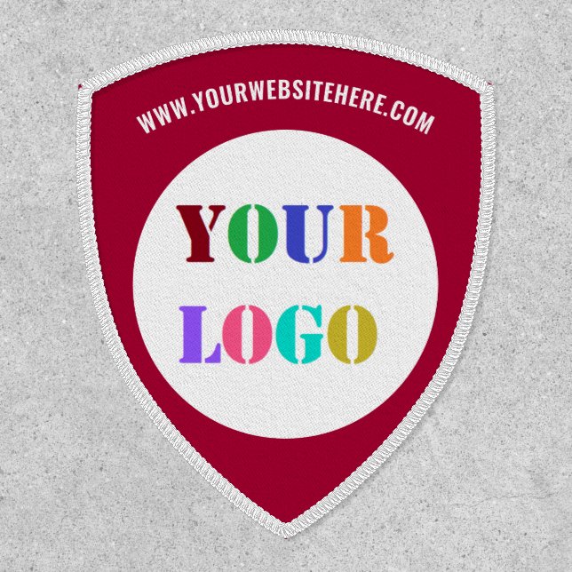 Branded Your Business Logo and Text Patch Example (Front)