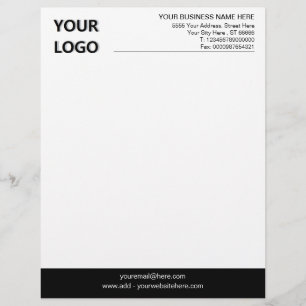 Branded Your Business Office Letterhead with Logo