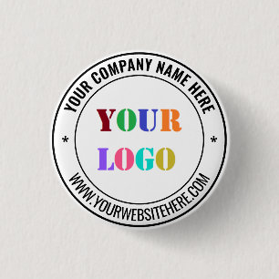 Branded Your Business Promotional Button Example
