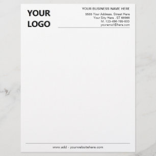 Branded Your Business Stationery Custom Letterhead