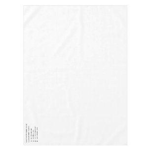 Branded Your Company Info Text Tablecloth Template