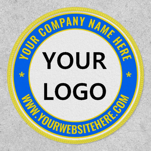 Branded Your Company Logo and Text Patch Example (Front)