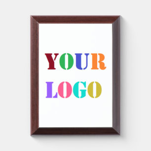 Branded Your Company Logo Award Plaque Example