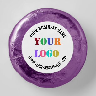 Branded Your Company Logo Custom Text Personalized Dipped Oreo Cookie Favors