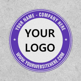 Branded Your Logo and Text Business Patch Example