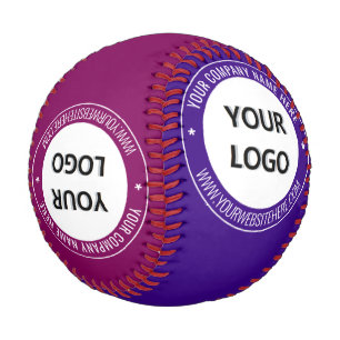 Branded Your Logo and Text Promotional Baseball