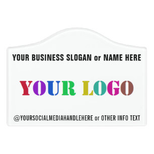 Branded Your Logo Name Business Office Door Sign