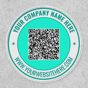 Branded Your QR Code Business Patches Example