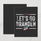 branden conservative, flag funny anti biden t-shir (Front/Back)