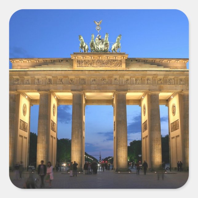 brandenburg eve square sticker (Front)