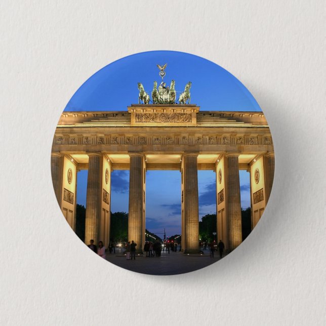 brandenburg evening pinback button (Front)