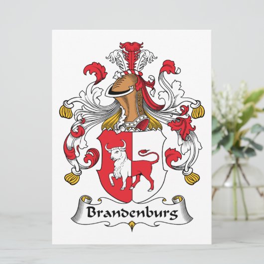 Brandenburg Family Crest (Standing Front)