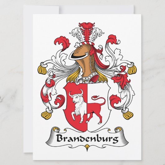 Brandenburg Family Crest (Front)