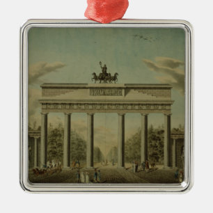 Brandenburg Gate, 1812 Metal Ornament
