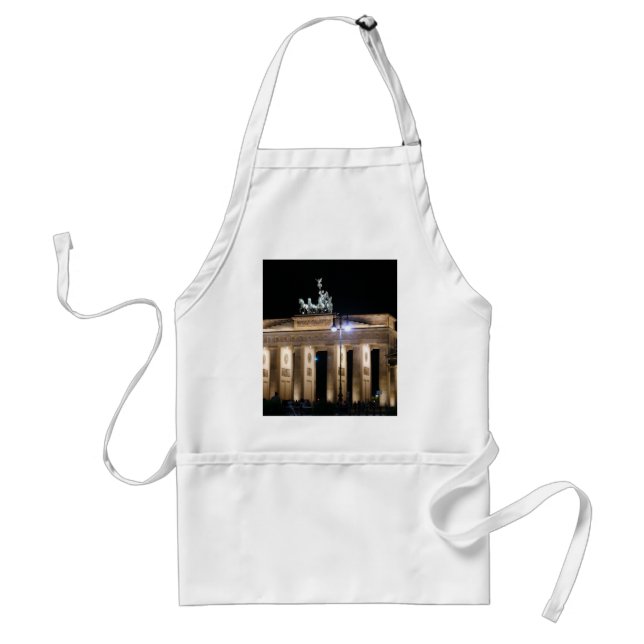 brandenburg gate adult apron (Front)