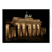 Brandenburg Gate at Night in Berlin, Germany (Front Horizontal)