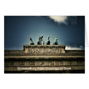 Brandenburg Gate Berlin Birthday Cards