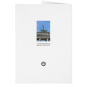 Brandenburg Gate Berlin Cards (Back)