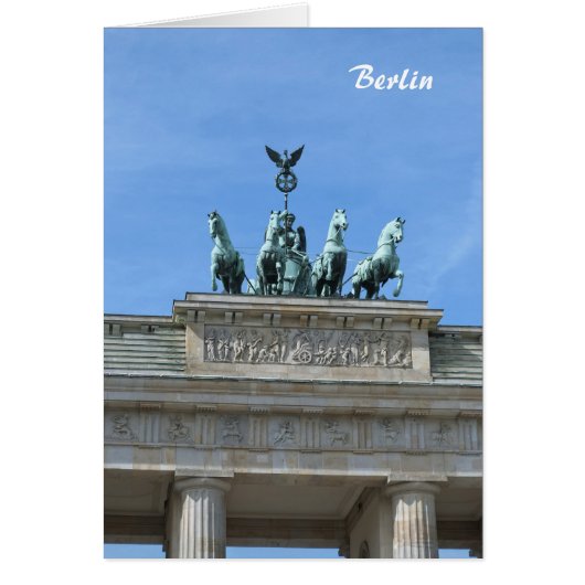 Brandenburg Gate Berlin Cards (Front)