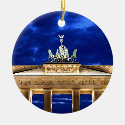 Brandenburg Gate Berlin Ceramic Ornament