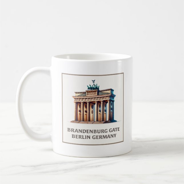Brandenburg Gate Berlin Germany Coffee Mug (Left)