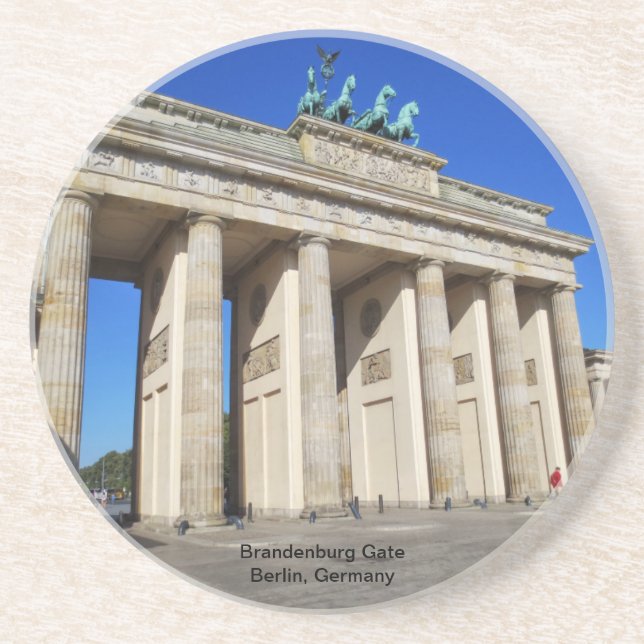 Brandenburg Gate, Berlin, Germany Drink Coaster (Front)