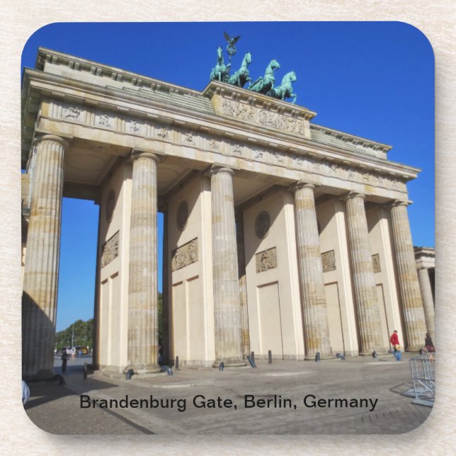 Brandenburg Gate, Berlin, Germany Drink Coaster (Front)