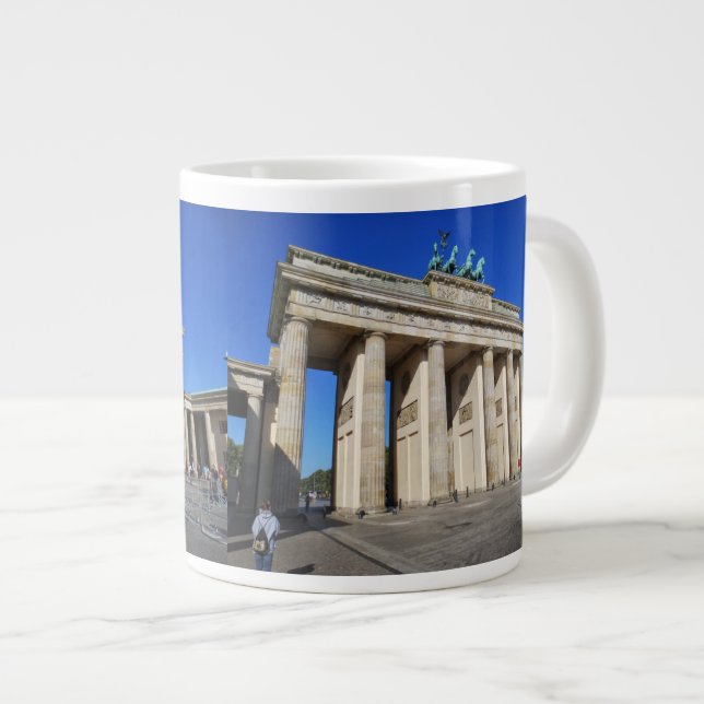 Brandenburg Gate, Berlin, Germany Giant Coffee Mug (Front Right)