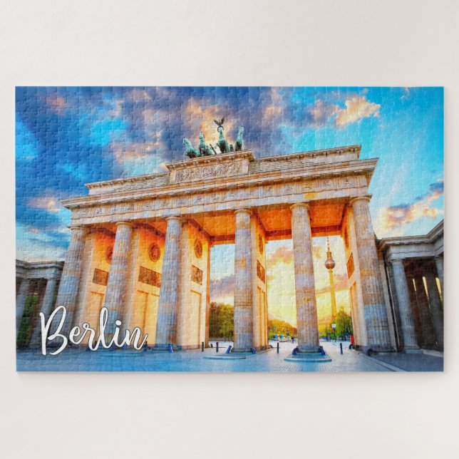 Brandenburg Gate, Berlin, Germany Jigsaw Puzzle (Horizontal)