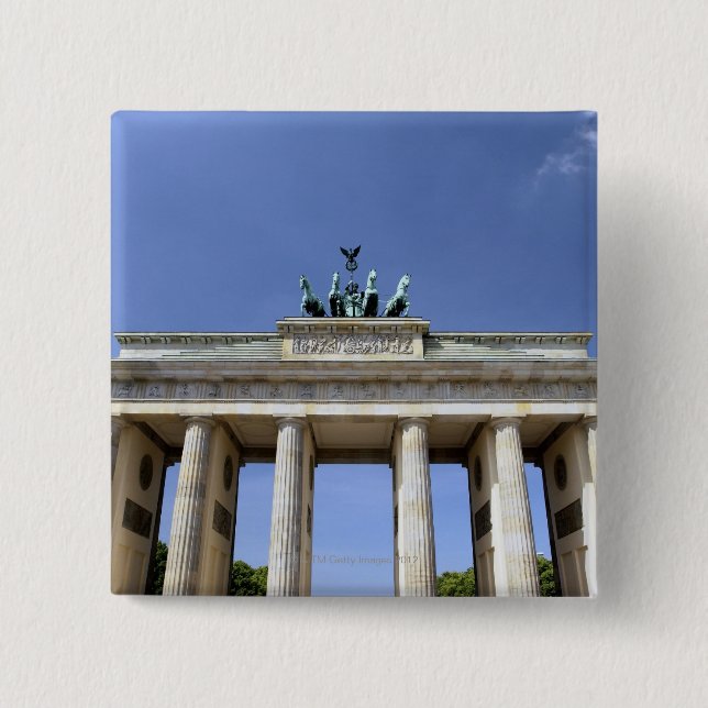Brandenburg Gate, Berlin, Germany Pinback Button (Front)