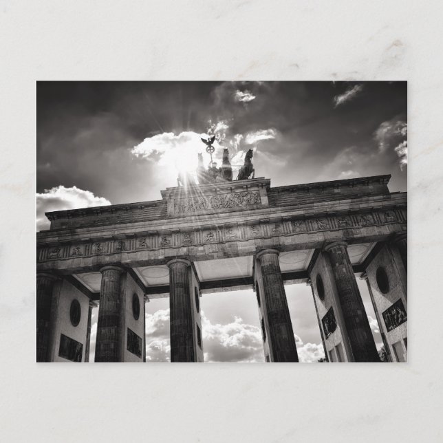 Brandenburg Gate Berlin Germany Postcard (Front)