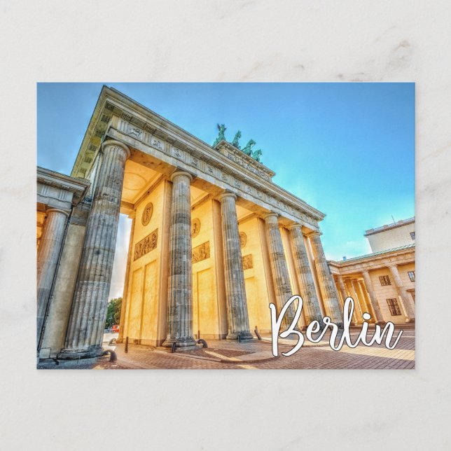 Brandenburg Gate, Berlin, Germany Postcard (Front)