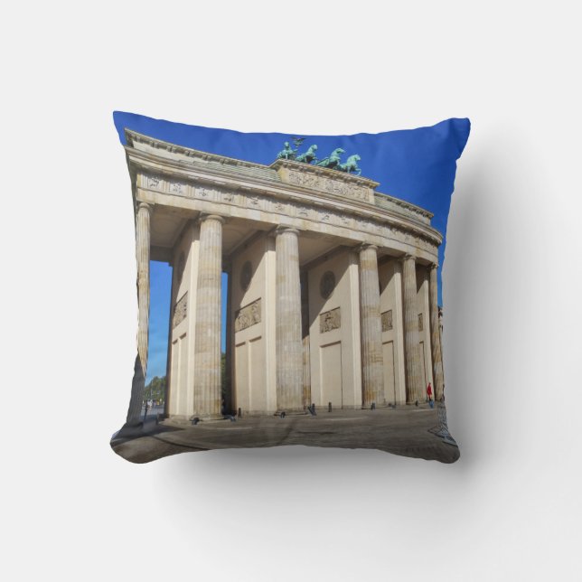 Brandenburg Gate, Berlin, Germany Throw Pillow (Front)