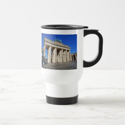 Brandenburg Gate Berlin Germany Travel Mug