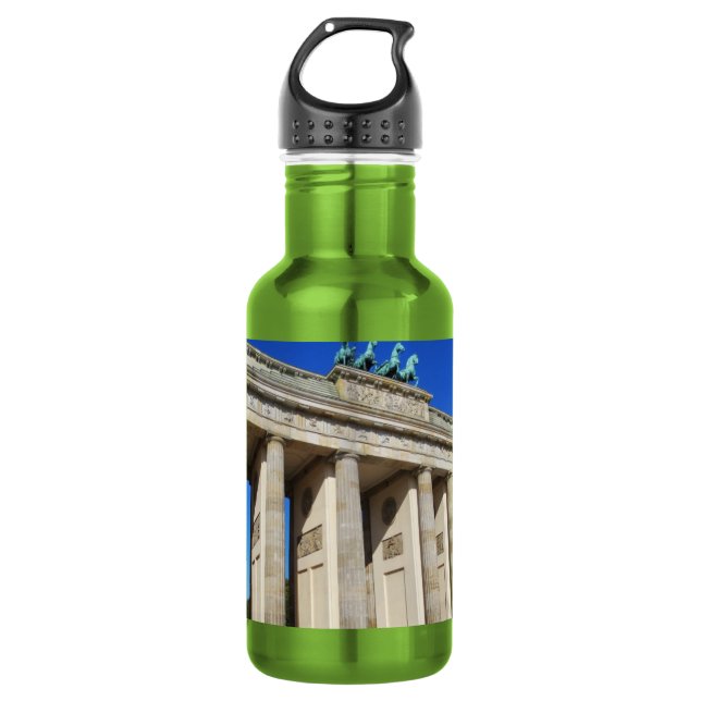 Brandenburg Gate, Berlin, Germany Water Bottle (Front)