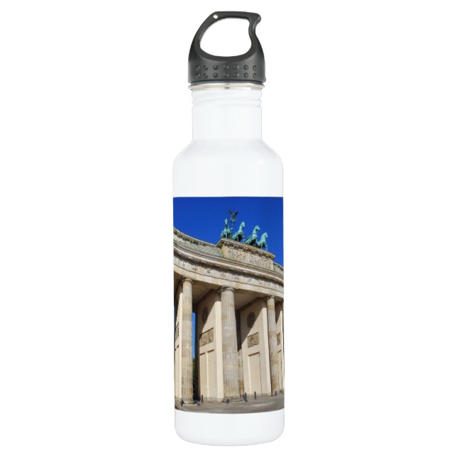 Brandenburg Gate, Berlin, Germany Water Bottle (Front)