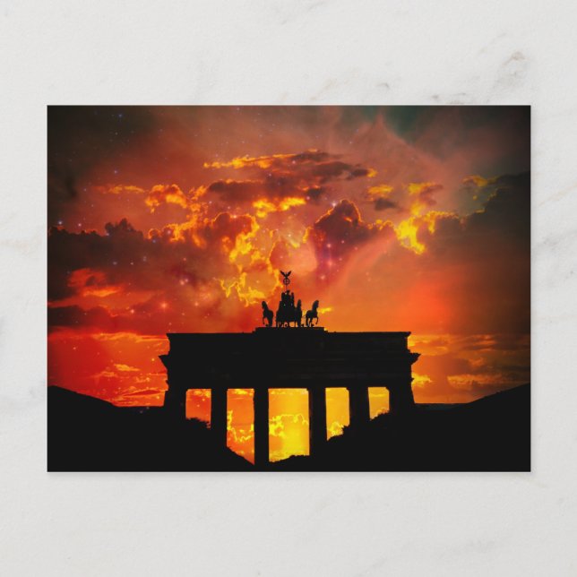 Brandenburg Gate, Berlin Postcard (Front)