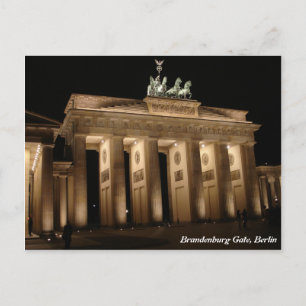 Brandenburg Gate, Berlin Postcard