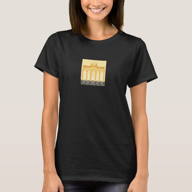 Brandenburg gate Berlin Souvenir T-Shirt (Front)