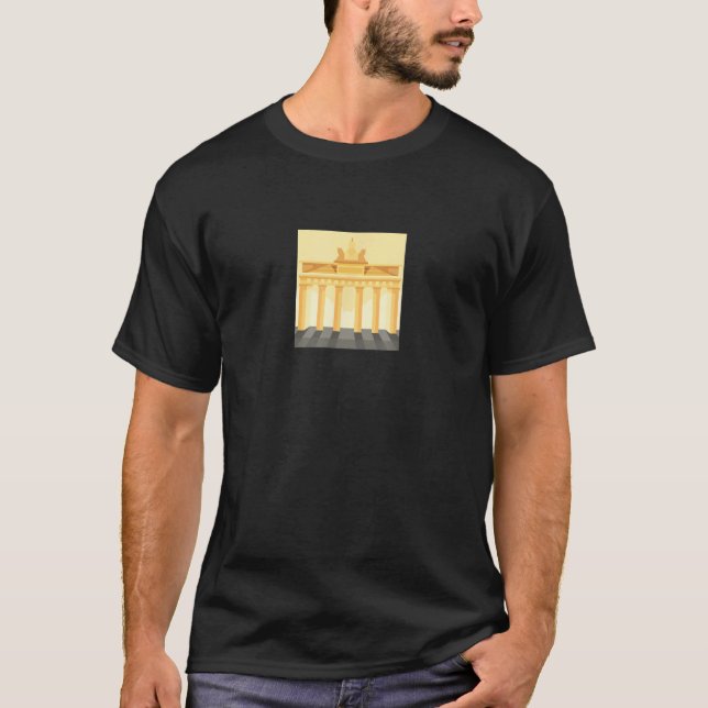 Brandenburg gate Berlin Souvenir T-Shirt (Front)