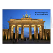 Brandenburg Gate in Berlin, Germany at Night (Front Horizontal)