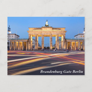 Brandenburg Gate in Berlin Postcard